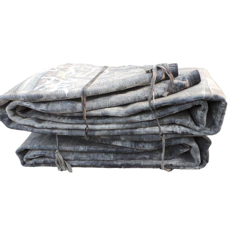 uninflated rubber airbags